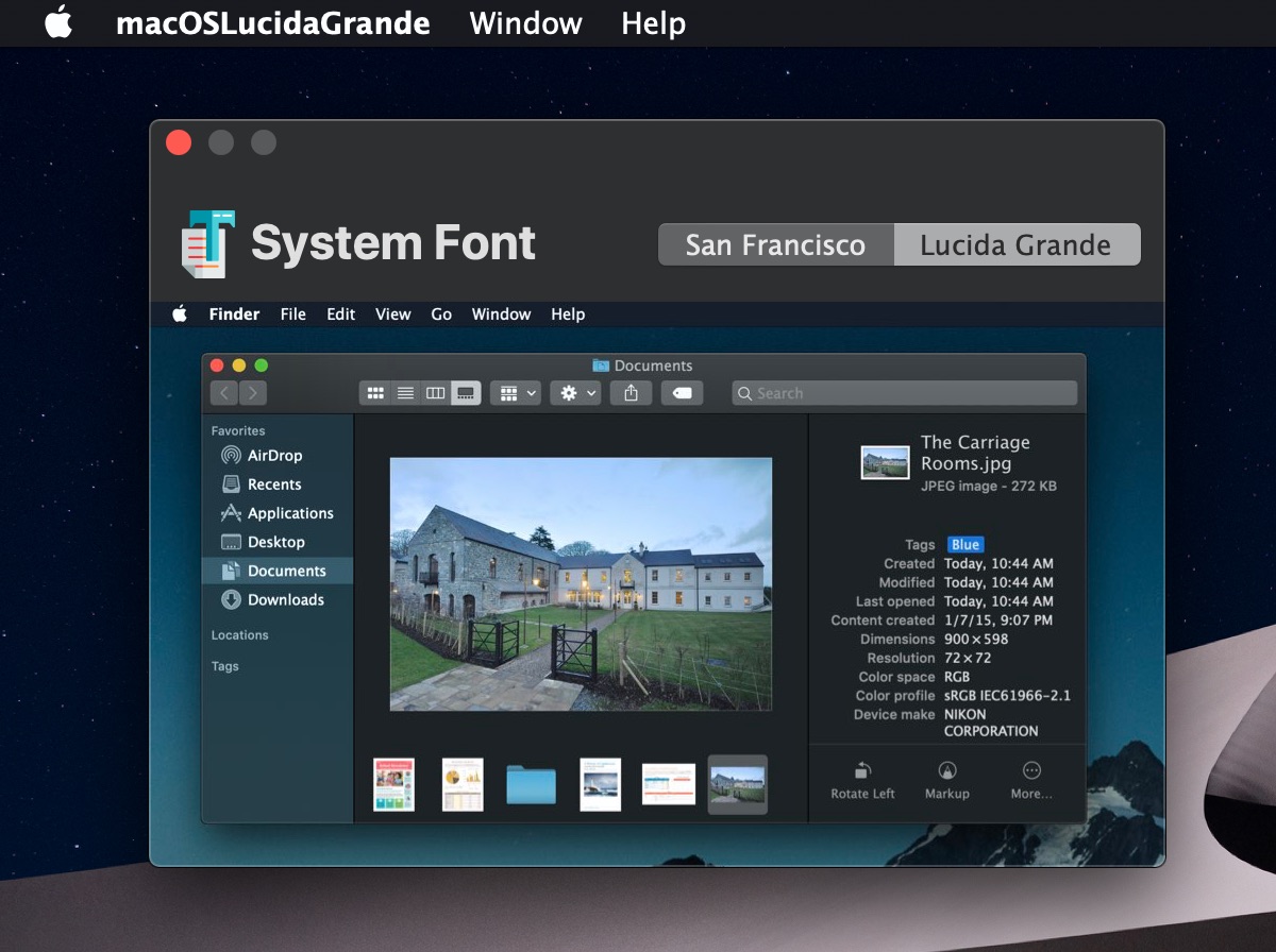 system font for mac and windows
